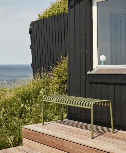 HAY Palissade Bench L: 120 cm – Olive