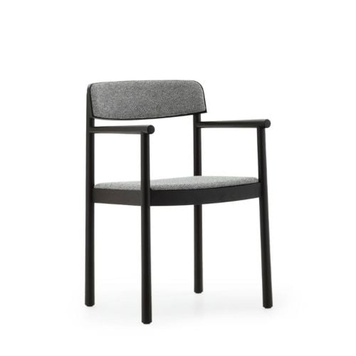 Normann Copenhagen Timb Stuhl m. Armlehnen - Esche/Black/Hallingdal 166