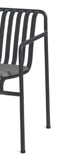 HAY Palissade Dining Armchair SH: 45 cm - Anthrazit