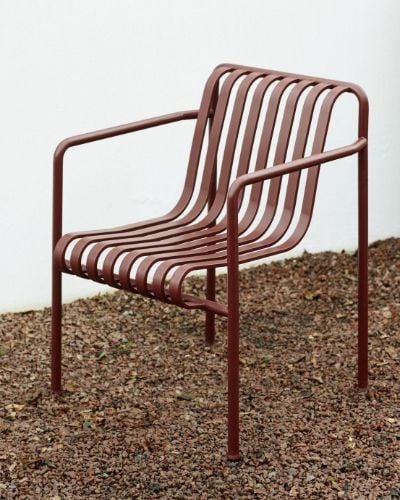 HAY Palissade Esszimmerstuhl SH: 45 cm – Eisenrot