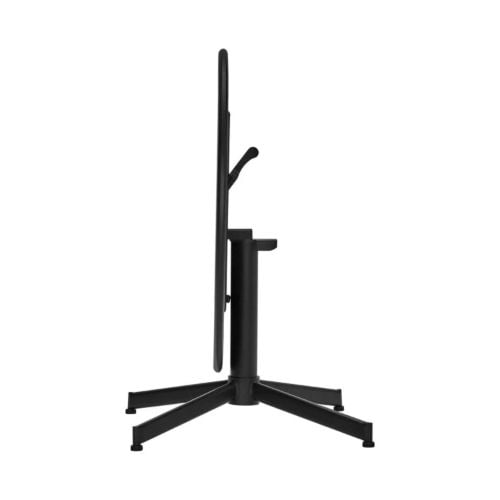 House Doctor Helo Beistelltisch mit Kippfunktion Ø: 70 cm - Eisen/Schwarz
