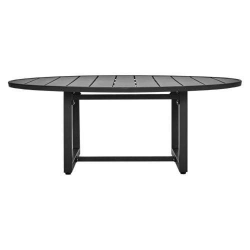 House Doctor Helo Havebord Lav Ø: 120 cm - Jern/Sort