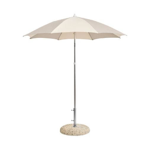 HAY Terrazza Parasol Ottekantet 200x200 cm - Off-White/Grey