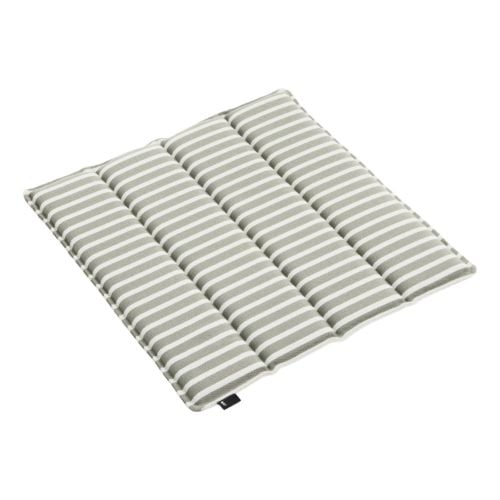 HAY Terrazza Seat Cushion 40x40 cm - Grey/Bold Stripe