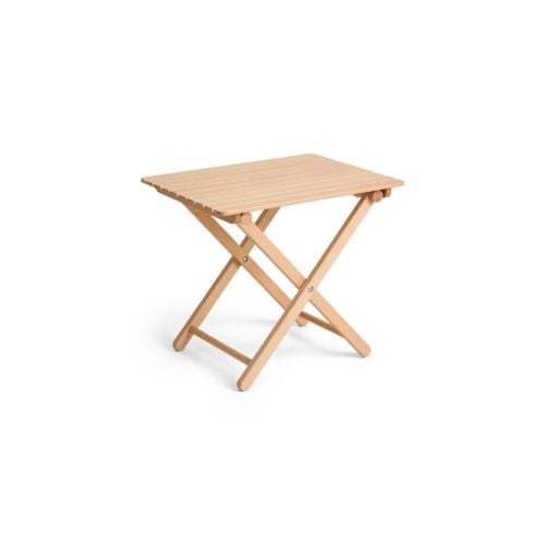 HAY Outdoor Market Folding Table Small B: 41 cm - Bøg/Natural 