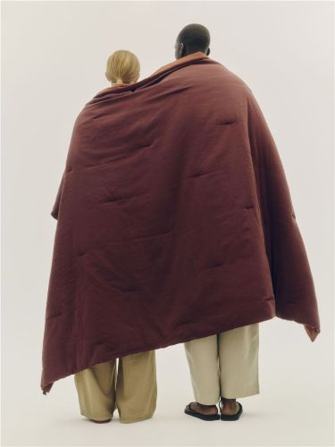HAY Air Quilt 140x200 cm - Eisenrot