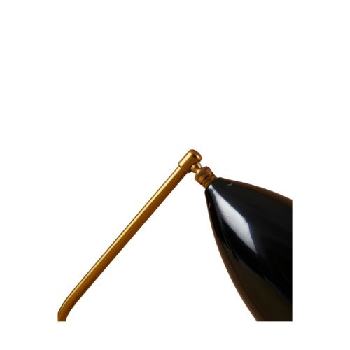 GUBI Grasshopper Tischleuchte H: 41 cm - Schwarz glänzend