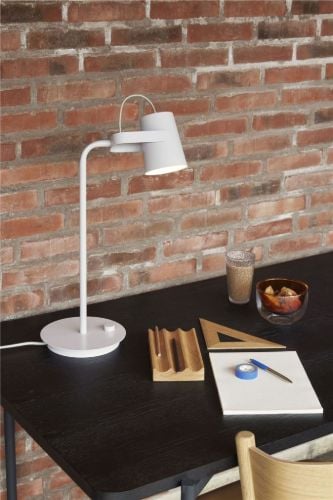 Hübsch Ardent Tischleuchte H: 54 cm - Hellgrau OUTLET
