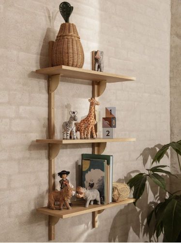 Ferm Living Tier handgeschnitzt H: 10,5 cm - Nilpferd