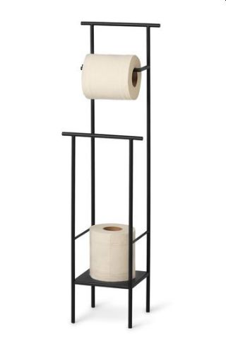Ferm Living Dora Toilettenpapierständer H: 61,7 cm – Schwarz