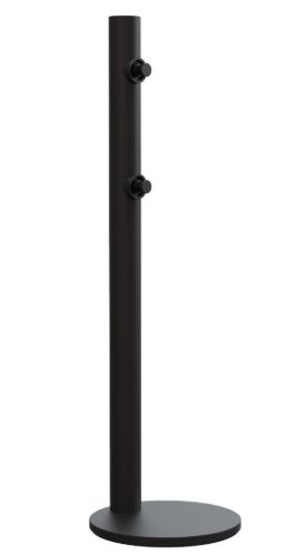 Udgået hos lev. FROST NOVA2 Bordstander til Dispenser H: 50 cm - Mat Sort  OUTLET