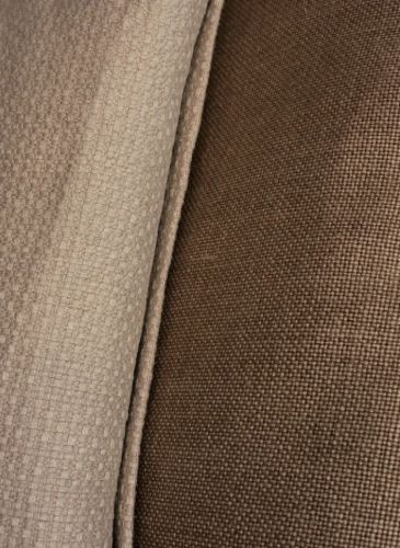 Louise Roe Schweres Kissen 60x60 cm - Dunkelbeige