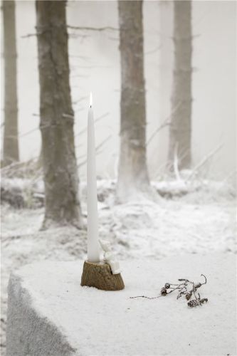 Kähler Christmas Tales Weihnachtsreise H: 9,5 cm – Weiß