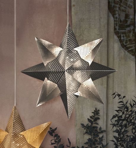 Sirius Lene Stern Ø: 33 cm + 35 cm - Silber OUTLET