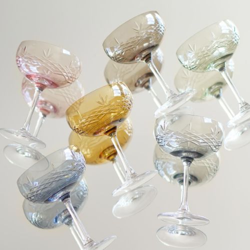 Frederik Bagger Crispy Gatsby Champagnergläser 2 Stück 30 cl – Smaragd/Grün