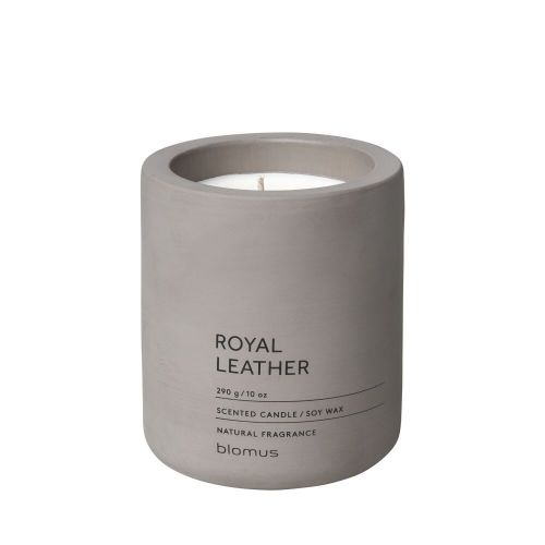 Blomus Fraga Scented Candle L Ø: 9 cm - Royal Leather/Satellite OUTLET