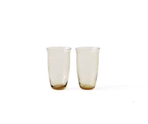 &Tradition SC60 Collect Drinking Glass 2 stk Small 165 ml - Amber OUTLET