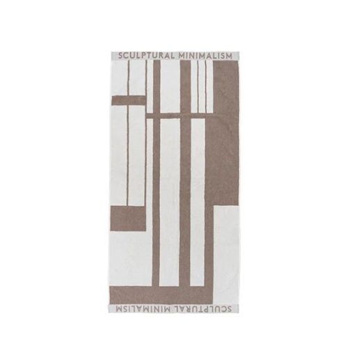 Kristina Dam Studio Minimal Towel Cotton 70x140 cm - Beige/Off-White OUTLET