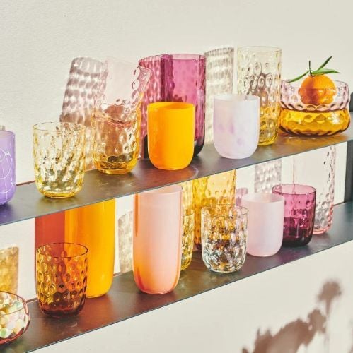 Kodanska Flow Tumbler 25 cl – Pink mit rosa Streifen OUTLET