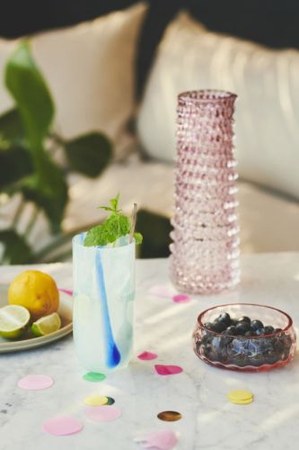 Kodanska Flow Longdrink 40 cl – Hellblau mit Streifen OUTLET