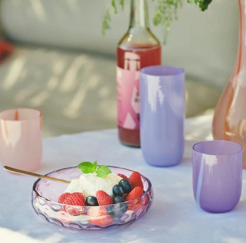 Kodanska Danish Summer Bowl Large Ø: 24 cm - Lila OUTLET