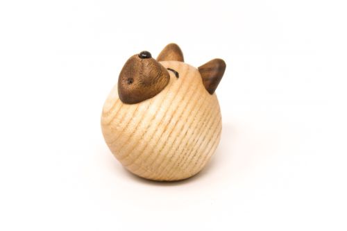 FableWood Ulven Luna Pick-Me-Up S H: 5 cm - Træ OUTLET