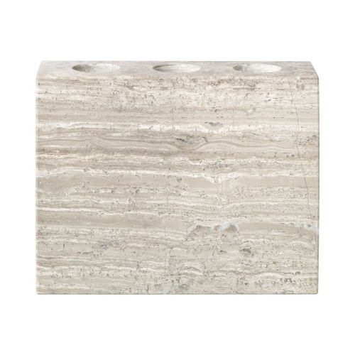 Blomus Lamura Marble Toothbrush Holder B: 11,5 cm - Mourning Dove OUTLET