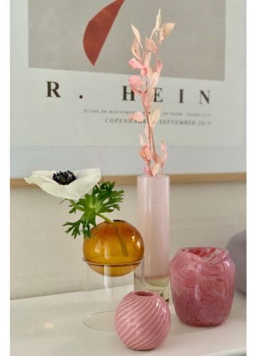Studio About Standing Flower Bubble Hohe Röhre H: 13 cm – Bernstein OUTLET