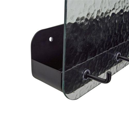 Hübsch Shack Shelf B: 60 cm - Textured/Black  OUTLET
