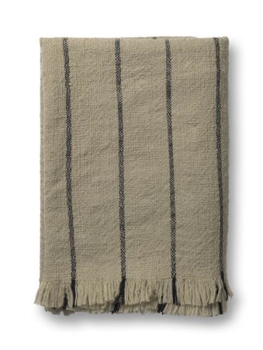 Ferm Living Calm Blanket 120 x 180 cm - Camel/Black OUTLET