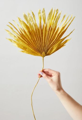 Studio About Paper Flower Large - Palm/Ochra OUTLET