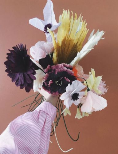 Studio About Paper Flower Large – Palme/Ochra OUTLET