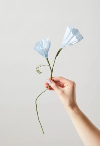 Studio About Paper Flower Large - Morning Glory/Blue OUTLET