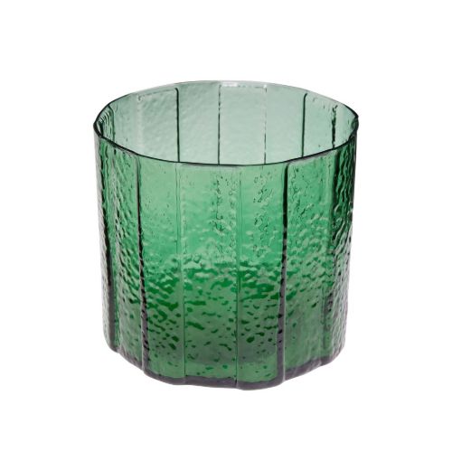 Hübsch Emerald Vase H: 20 cm - Grün