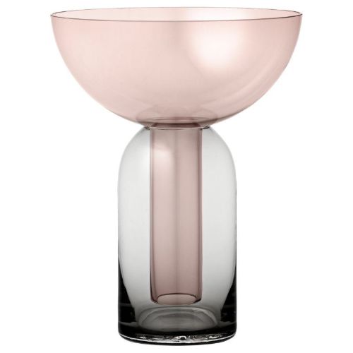 AYTM TORUS Vase H: 19,5 cm - Black/Rose OUTLET