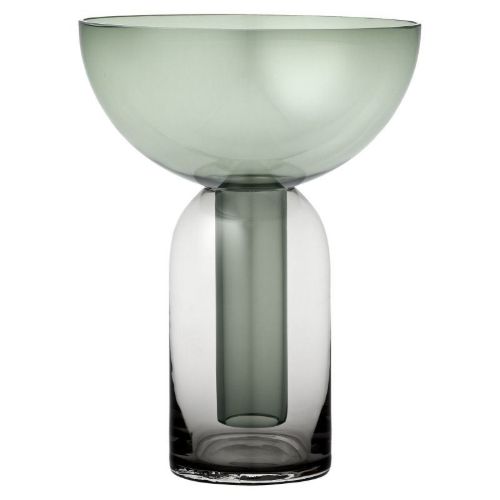 AYTM TORUS Vase H: 19,5 cm - Black/Forest OUTLET