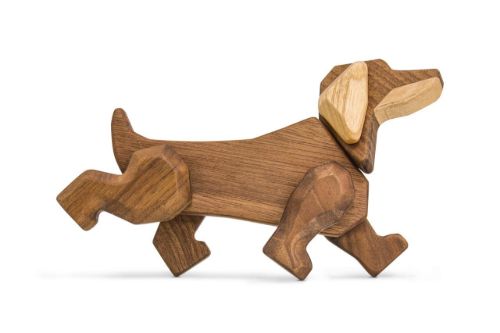 FableWood Der große Dackel 11x16 cm - Holz OUTLET