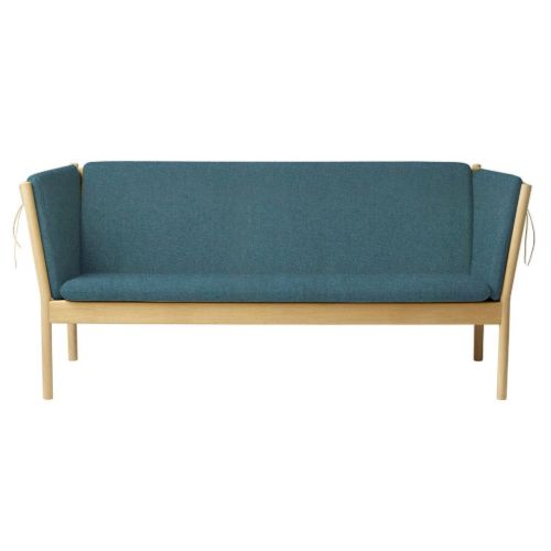 FDB Møbler J149 3 pers. Sofa Erik Ole Jørgensen L: 189,5 cm - Eg/Green 