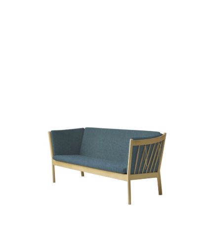 FDB Furniture J149 3-Sitzer-Sofa Erik Ole Jørgensen L: 189,5 cm – Eiche/Grün