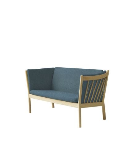 FDB Furniture J148 2-Sitzer-Sofa Erik Ole Jørgensen L: 150 cm – Eiche/Grün