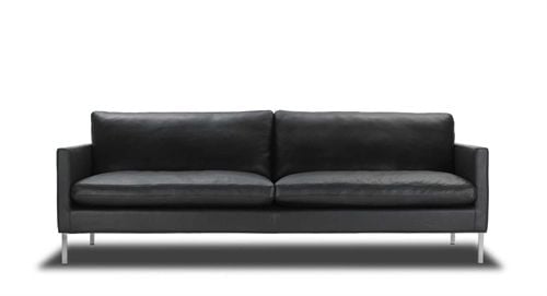 Juul 903 3 Pers. Sofa L: 220 cm - Sort Prestige Læder