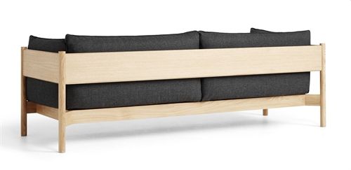 HAY Arbor 3-Sitzer B: 220 cm – Nachwolle 198 / geölte und gewachste massive Eiche