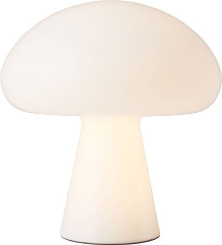 GUBI Obello Lampe H: 24 cm - Mundgeblasenes Glas/Perlweiß