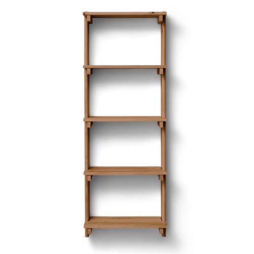 Form & Refine Beam Hylde m. 5 Hylder H: 167 cm - Fyrretræ/Deep Brown