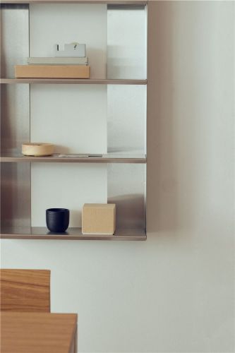 Form & Refine Kegelregal 50x98 cm - Edelstahl