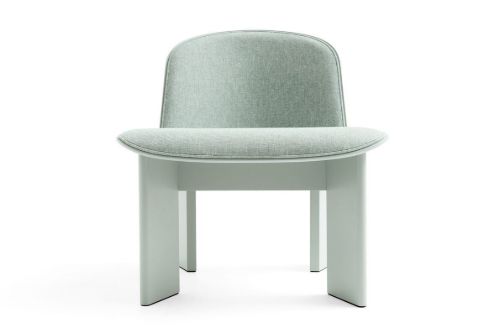 HAY Chisel Lounge Chair Polstret SH: 39 cm – Eukalyptus lackierte Buche/Metapher-023