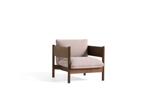 HAY Arbour Club Armchair SH: 40 cm - Atlas 621 / Oiled Waxed Solid Walnut