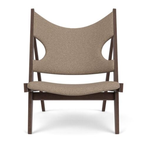 Audo Copenhagen Knitting Lounge Chair - Dark Stained Oak/Logan Flint