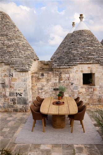Cane-line Outdoor Mellow Esstisch Oval Groß - Teak/Teak