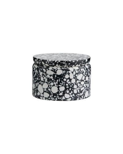 Nordal MULES Opbevaringskrukke M Ø: 18 cm - Sort/Hvid